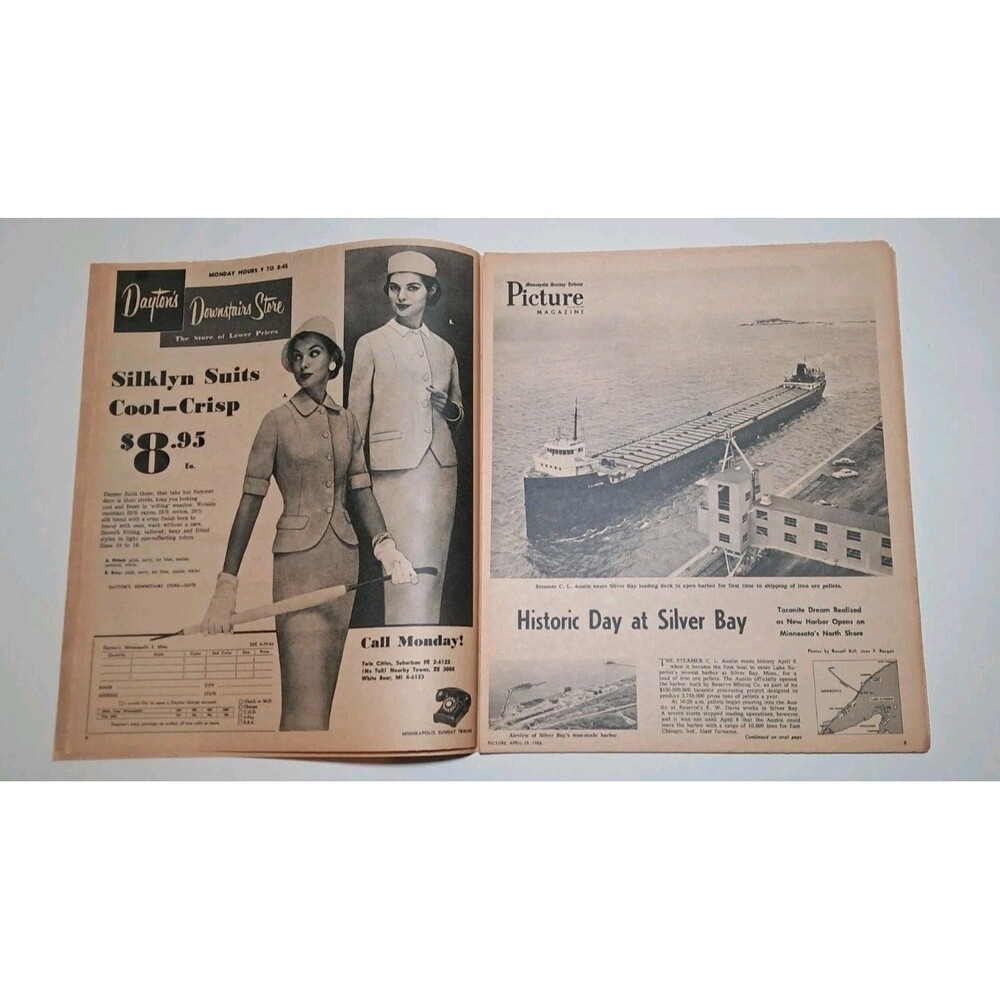 Picture Roto Magazine Minneapolis Sunday Tribune 4/29/1956 Judy Schaefer - Picture 3 of 11